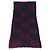 Sciarpa in lana GG Jacquard GUCCI Blu Navy Rosso Auth 174669A - vista 5
