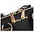 Borsa a Mano Miu Miu in Pelle Nera e Oro Auth bs34362 Nero D'oro - vista 10