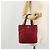 PRADA Handtasche Nylon Rot Silber Auth INZ081 - Ansicht 26