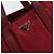 PRADA Handtasche Nylon Rot Silber Auth INZ081 - Ansicht 9