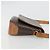 Céline Bolso de Hombro de Lona Macadam CELINE en Cuero PVC Marrón Dorado Auth INZ030 Castaño - vista 4