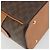Céline Borsa a mano in tela Macadam CELINE in pelle PVC marrone oro Auth YKZ1476A D'oro - vista 11