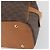 Céline Borsa a mano in tela Macadam CELINE in pelle PVC marrone oro Auth YKZ1476A D'oro - vista 12