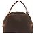 Céline Borsa a mano in tela Macadam CELINE in pelle PVC marrone oro Auth YKZ1476A D'oro - vista 3