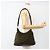 Borsa a Spalla PRADA Nylon Khaki Argento Autentica 174401 Cachi - vista 22