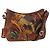 Salvatore Ferragamo Schultertasche aus PVC-Leder Braun Gold Auth bs34213 Golden