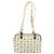 Borsa Tote MCM Logogram Vicetos in pelle PVC bianca e oro Auth YKZ095 Bianco D'oro - vista 3
