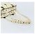 Borsa Tote MCM Logogram Vicetos in pelle PVC bianca e oro Auth YKZ095 Bianco D'oro - vista 7