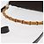 Borsa a mano in nylon Gucci Bamboo 2 vie marrone argento 000 2404 0509 Auth INZ083 - vista 7