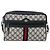 Borsa a Spalla Gucci GG Supreme Sherry Line PVC Blu Navy Oro 24 02 005 Auth AMZ375 D'oro - vista 2