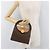 Céline Borsa a mano in tela Macadam Medallion CELINE in pelle PVC marrone oro Auth INZ093A D'oro - vista 23