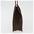Céline Borsa a mano in tela Macadam Medallion CELINE in pelle PVC marrone oro Auth INZ093A D'oro - vista 5