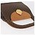 Céline Borsa a mano in tela Macadam Medallion CELINE in pelle PVC marrone oro Auth INZ093A D'oro - vista 6