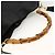 Borsa a Spalla in Pelle Gucci Bamboo 2way Nera Oro 001 1577 Auth YKZ474 Nero D'oro - vista 7