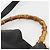 Borsa a Spalla in Pelle Gucci Bamboo 2way Nera Oro 001 1577 Auth YKZ474 Nero D'oro - vista 8