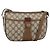 Borsa Sherry Line GG Supreme Web di GUCCI in PVC beige e oro 89 02 032 Auth INZ106 D'oro