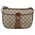 Borsa Sherry Line GG Supreme Web di GUCCI in PVC beige e oro 89 02 032 Auth INZ106 D'oro - vista 2