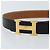 Hermès Cintura HERMES Constance H in pelle 31,5"" nera Auth YKZ106 Nero - vista 5