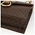 Céline Borsa a mano in tela Macadam CELINE in pelle PVC marrone e oro Auth hk3589 D'oro - vista 10