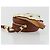 LOEWE - Borsa Hin in pelle marrone del Castello Errante di Howl di Studio Ghibli Auth 158609SM D'oro - vista 4