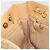 CHANEL Borsa a Spalla Matelassé Catena Pelle Caviar Beige Oro CC Auth YKZ963 D'oro - vista 18