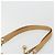 CHANEL Borsa a Spalla Matelassé Catena Pelle Caviar Beige Oro CC Auth YKZ963 D'oro - vista 8