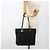 Borsa Tote GG in Canvas Gucci Nera Argento 139552 Auth YKZ351 Nero - vista 22