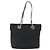 Borsa Tote GG in Canvas Gucci Nera Argento 139552 Auth YKZ351 Nero - vista 3