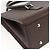 Burberry Borsa a mano in pelle marrone argento Auth 174424 - vista 16