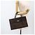 Burberry Borsa a mano in pelle marrone argento Auth 174424 - vista 23