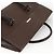 Burberry Borsa a mano in pelle marrone argento Auth 174424 - vista 6