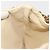 Chloé Borsa a mano con catena Chloe in pelle Harako beige oro Auth 174716 D'oro - vista 14