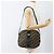 Borsa a Spalla in Tela Trotter Christian Dior Blu Navy Oro Auth bs34245 D'oro - vista 18