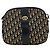 Borsa a Spalla in Tela Trotter Christian Dior Blu Navy Oro Auth bs34245 D'oro - vista 2