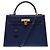 Hermès Borsa HERMES Kelly 32 in Pelle Blu - 103430 - vista 2