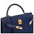 Hermès Borsa HERMES Kelly 32 in Pelle Blu - 103430 - vista 6