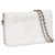 Borsa a spalla Chanel Deauville con catena Rosa Bianco - vista 2