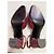 Tacones slingback Chanel 9 cm. Matthieu Blazy. Cuero acolchado burdeos/negro - vista 5