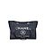 Chanel Deauville große Denim-Canvas-Tasche gebraucht