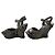 Alice + Olivia Python Effect Wedge Sandals – Leather – Platform Heel – Size 39 Python print - view 2