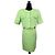 Valentino Garavani Conjunto Valentino verde claro com saia e jaqueta curta