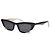Autre Marque Gafas de sol estrechas estilo gato Y2K Oscar x Frank FAE Negro Blanco Marco Angular Multicolor - vista 2
