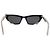 Autre Marque Gafas de sol estrechas estilo gato Y2K Oscar x Frank FAE Negro Blanco Marco Angular Multicolor - vista 3