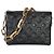 Coussin BB in agnello goffrato Monogram nero Louis Vuitton