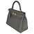 Hermès Gris Meyer Clemence Retourne Kelly 28 GHW Marrone - vista 4