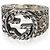 Anello Paisley in Argento Sterling Interlocking G di Gucci