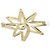 Spilla stella vintage Paloma Picasso in oro giallo Tiffany & Co. - vista 3