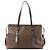 Borsa a Spalla Louis Vuitton Chelsea Damier Ebene in Marrone N51119 Rosso