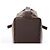 Borsa a Spalla Louis Vuitton Chelsea Damier Ebene in Marrone N51119 Rosso - vista 10