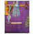 Hermès Foulard in seta con nappe Multicolore Porpora  - vista 2